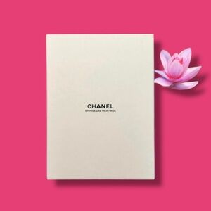 🆕💞CHANEL NOTEBOOK - White Blank Pages With Gold-Edge • L 5.5 x H 7.25 x D 0.5”